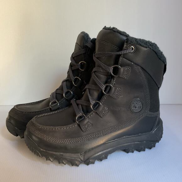 Timberland Men’s Waterproof Thermolite Black Winter Boots Size 7 - Picture 3 of 10